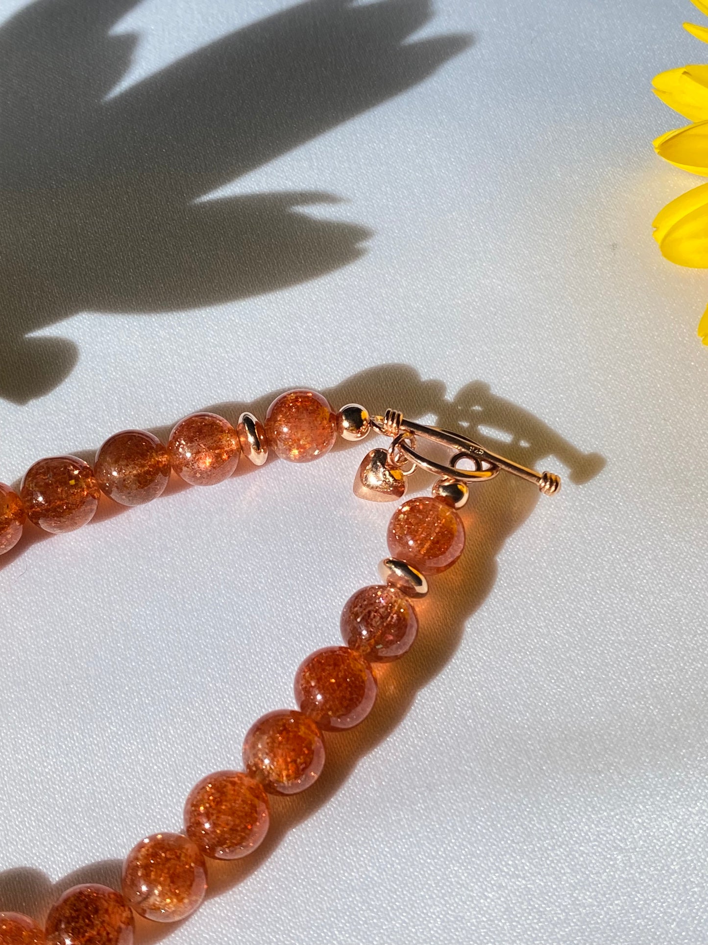 Collectible Oligoclase Sunstone Bracelet