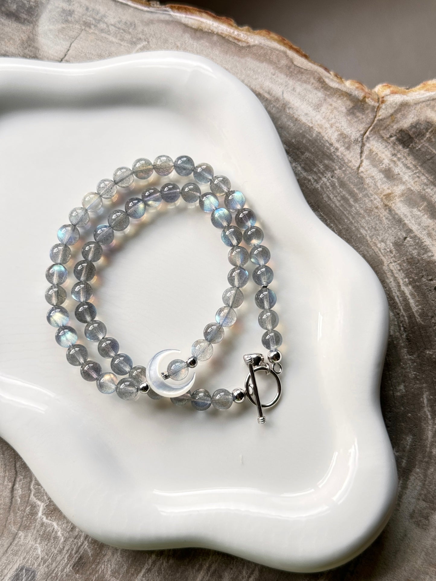 New Moon Labradorite Necklace