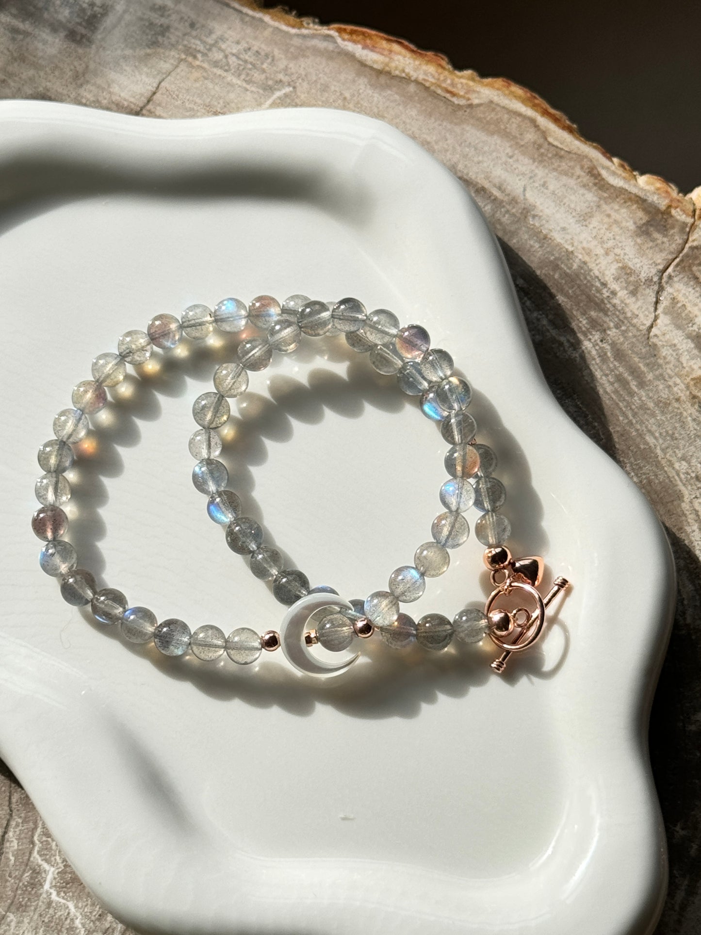 New Moon Labradorite Necklace