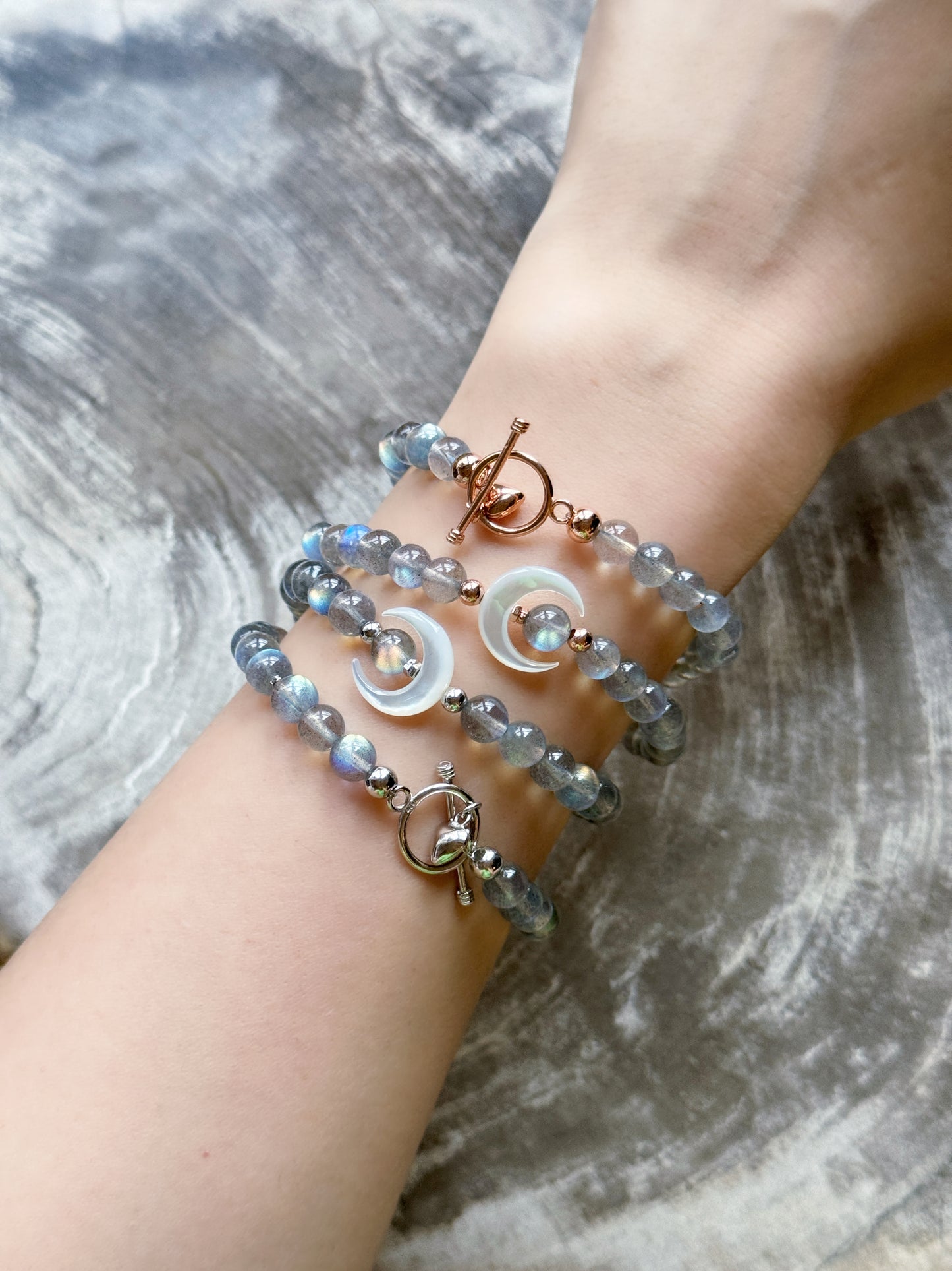 New Moon Labradorite Necklace