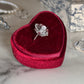 Little Black Dots Herkimer Diamond Ring