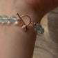 New Moon Aquamarine Bracelet