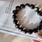 Silver Obsidian Bracelet