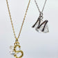 Letter Herkimer Diamond Necklace