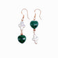 Malachite & Freshwater Pearl Earrings